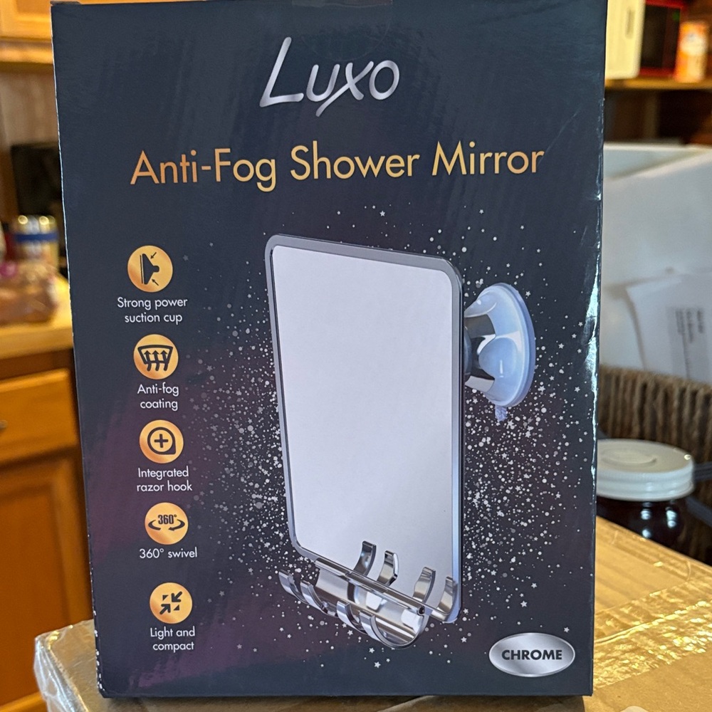 Luxo Anti-Fog Shower Mirror